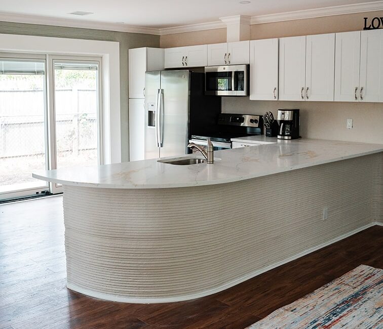 3D printed kitchen island